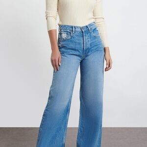 Boyish Black Flare Wide Leg Jeans